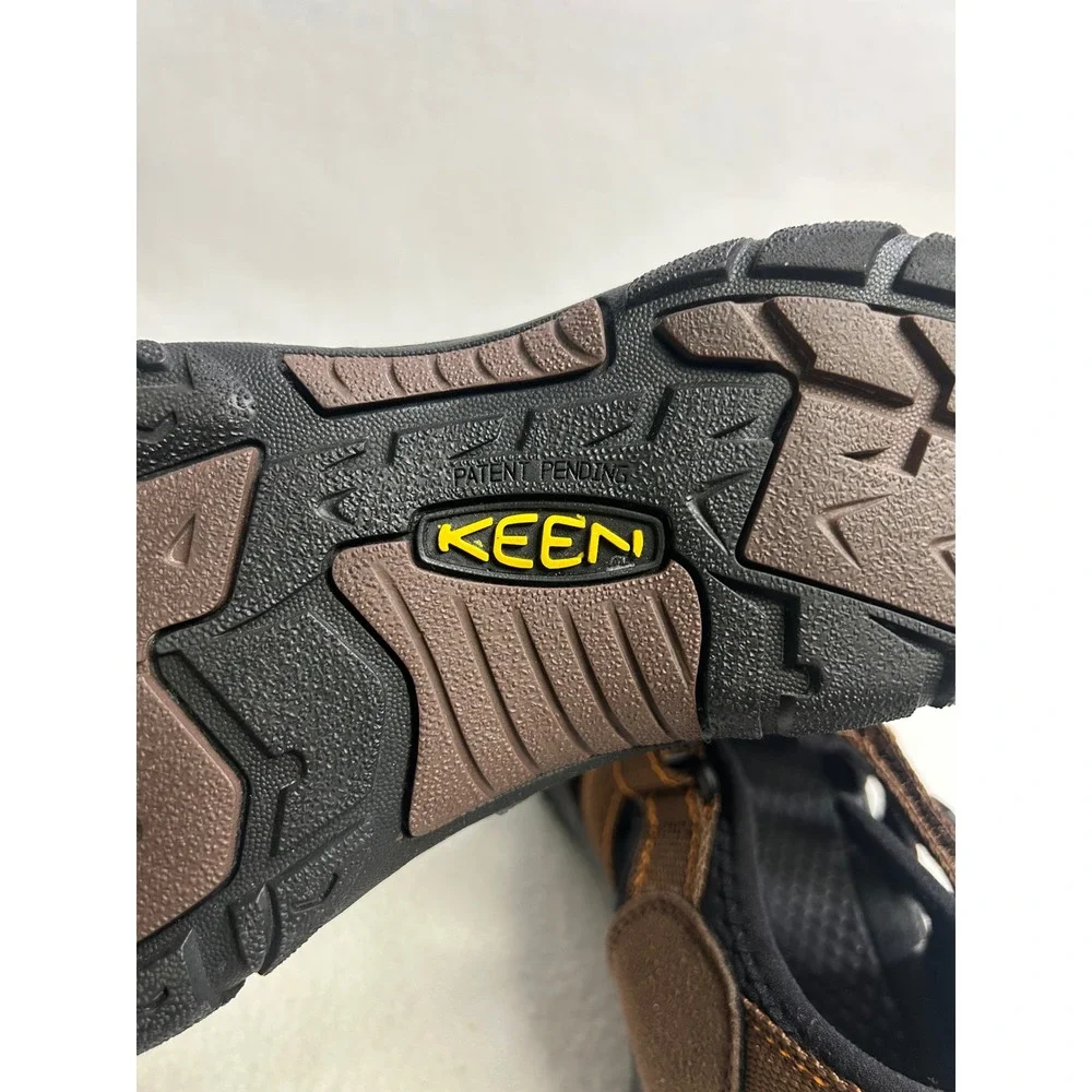 Gorpcore Hiking Outdoor KEEN Boys 5 Brown Newport H2 Waterproof Sport Sandals